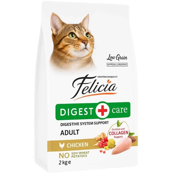 Felicia Kedi Maması Tavuklu HypoAllergenic Az Tahıllı 2 Kg ürün görseli 1