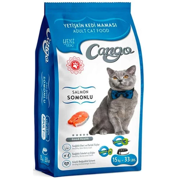 Cango Yetişkin Kedi Maması Somonlu 15 Kg