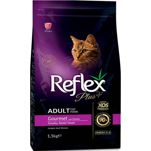 Reflex Plus Kedi Maması Tavuklu Renkli Taneli 1,5 Kg
