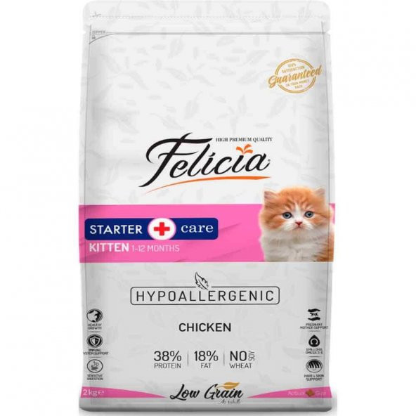 Felicia Yavru Kedi Maması Az Tahıllı 2 Kg