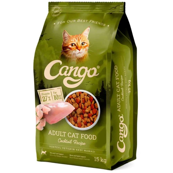 Cango Kokteyl Yetişkin Kedi Maması 15 KG