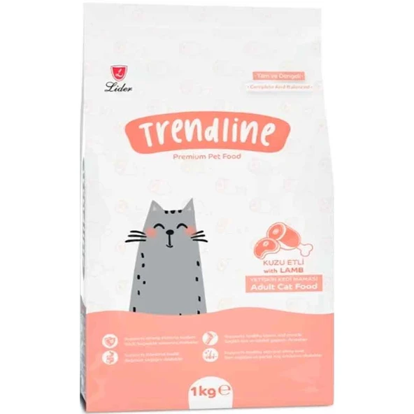 Trendline Kuzu Etli Yetişkin Kedi Maması 1 Kg