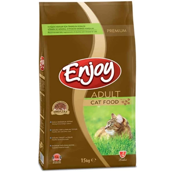 Enjoy Kedi Maması Tavuklu 15 Kg