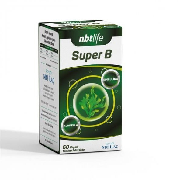 NBT Life Super B Takviye Edici Gıda 60 Kapsül