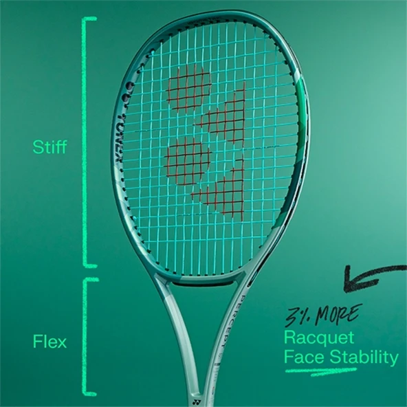 Yonex Percept 100D Inch 305 Gram (Kordajsız) Zeytin Yeşili Tenis Raketi - 7