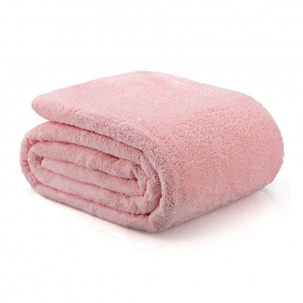 Wellsoft Battaniye Televizyon Battaniyesi Peluş Polar Battaniye Tek Kişilik 170*230 Gül Kurusu - 2