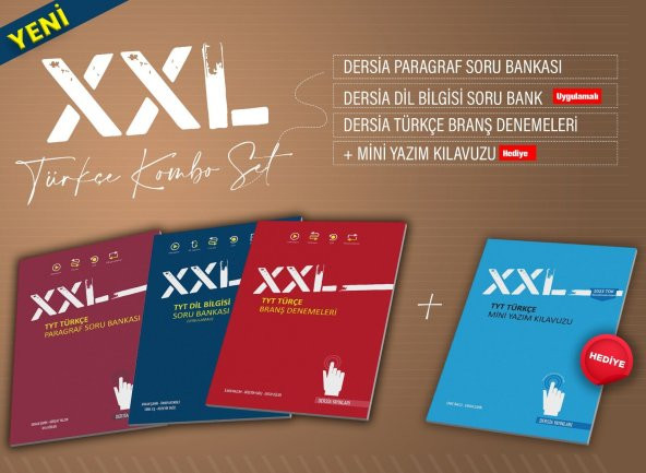 Dersia Yayınları XXL Türkçe Combo Set