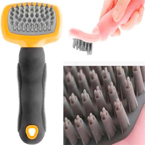 Cat Idea Banyo Fırçası Sarı