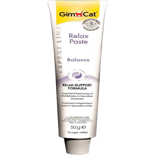 Gimcat Relax Paste Sakinleştirici Kedi Macunu 50 gr