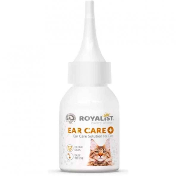 Royalist Kediler için Kulak Temizleme Solüsyonu 50 ML