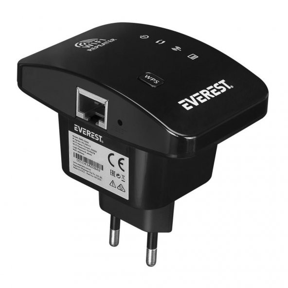 Everest EWR-N300 2.4GHz 300Mbps Dahili Antenli Kablosuz Menzil Genişletici - 2