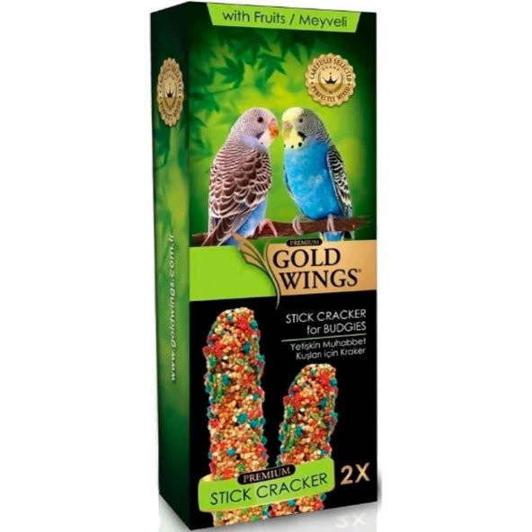 Gold Wings Premium Meyveli Muhabbet Krakeri Kutu 2'li