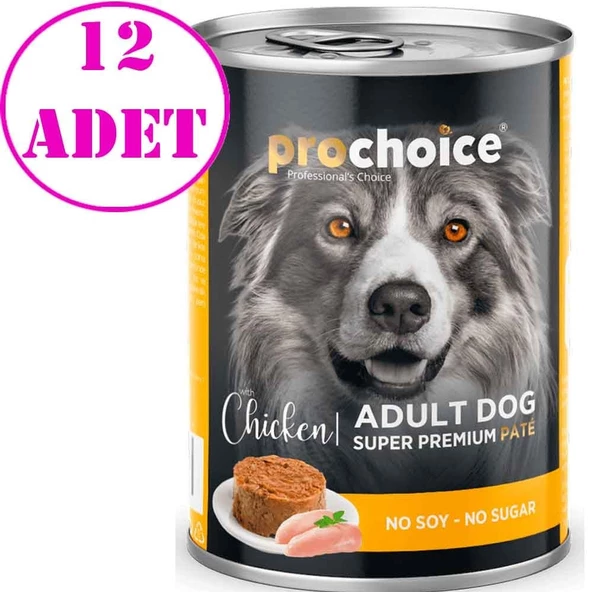 Pro Choice Tavuklu Ezme Köpek Konservesi 400 Gr 12 AD