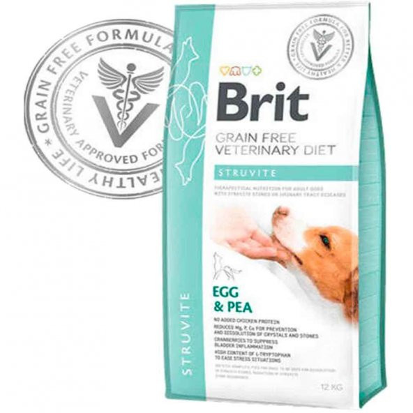 Brit Veterinary Diet Struvite İdrar Yolu Sağlığı Destekleyici Tahılsız Köpek Maması 2 Kg