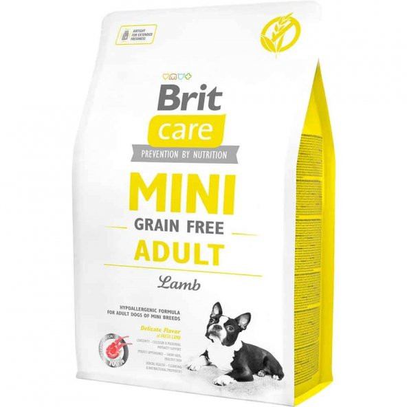 Brit Care Tahılısz Mini Adult Kuzulu Köpek Maması 2 kg