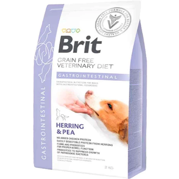 Brit Veterinary Diet Gastrointestinal Sindirim Sistemi Destekleyici Tahılsız Köpek Maması 2kg