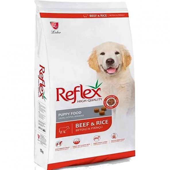 Reflex Puppy Beef Biftekli Yavru Köpek Maması 15kg