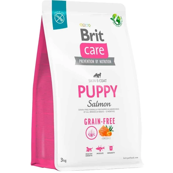 Brit Care Tahılsız Somonlu Yavru Köpek Maması 3 Kg