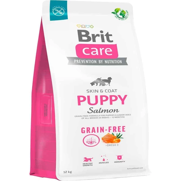 Brit Care Tahılsız Somonlu Yavru Köpek Maması 12 Kg