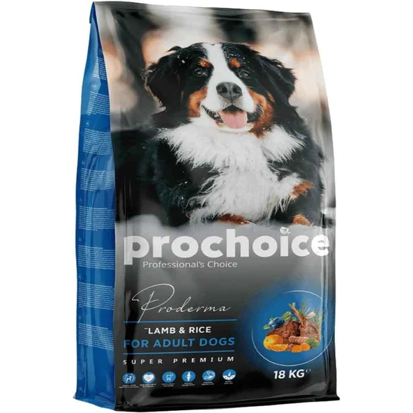 Pro Choice Proderma Lamb Kuzu Etli Köpek Maması 18 Kg