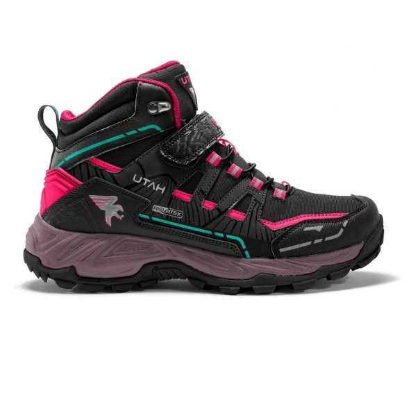 OUTDOOR BOT UTAH JR 23 JUNİOR SİYAH FUŞYA