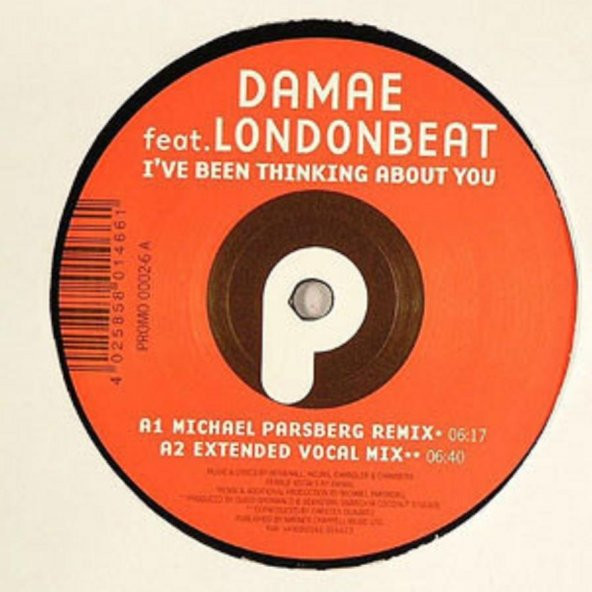 Damae Feat. Londonbeat – I've Been Thinking About You Vinly Plak alithestereo