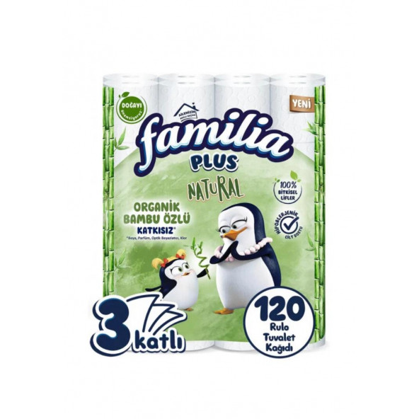 Familia  Plus Tuvalet Kağidi  3 Kat Natural 120 Rulo - 2