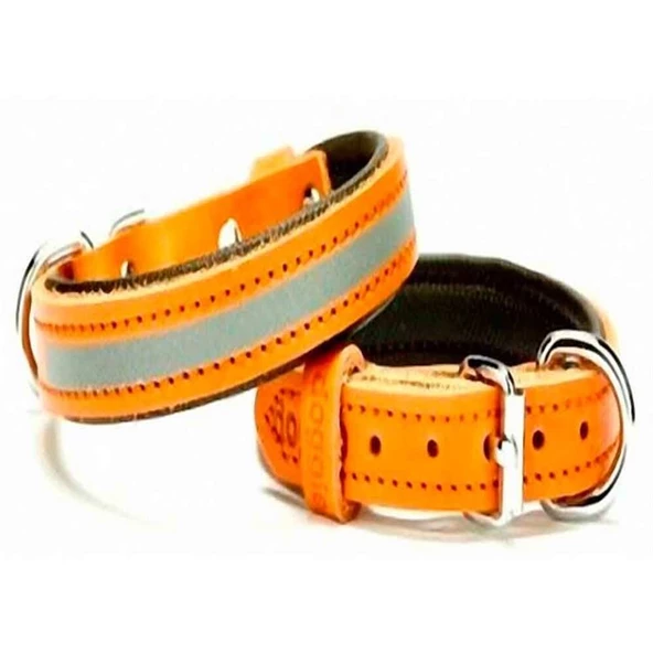 Doggie Yumuşak Dokulu Reflektifli Köpek Boyun Tasması Camel SBT-2045 M