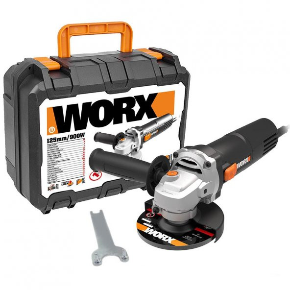 WORX WX718 900Watt 125mm Profesyonel Avuç Taşlama - 6