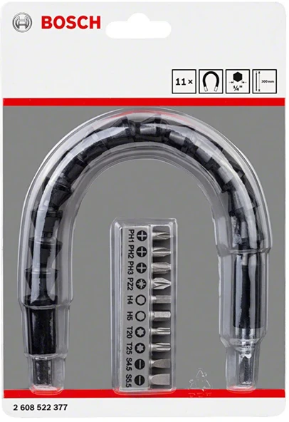 Bosch 10 Adet Vidalama Ucu ve 30 cm Uzatma Adaptörü - 2