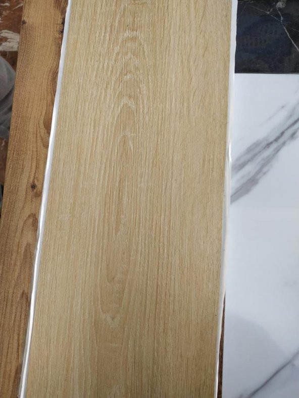 Renkli Duvarlar NWYP03 Naturel Bej Yapışkanlı Sudan Etkilenmeyen Ahşap PVC Yer Döşeme Parkesi - 3