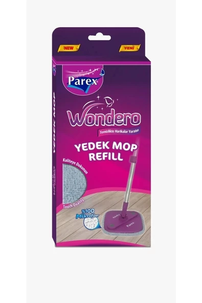 Parex Wondero +2 Yedek Moplu Bezli Temiz Su Ile Kirli Su Ile Ayıran Otomatik Temizlik Seti - 3