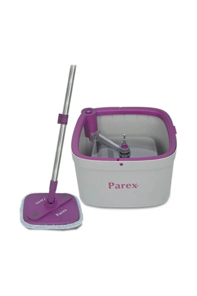 Parex Wondero Temiz Su Ile Kirli Su Ile Ayıran Otomatik Temizlik Seti + Yedek Paspas Mop - 3