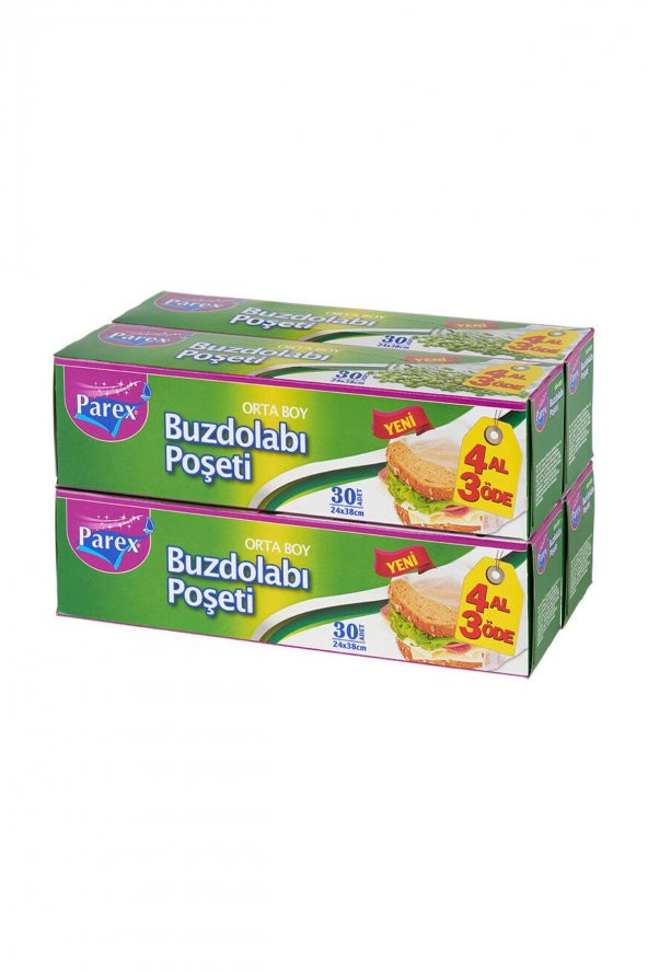 Parex Orta Boy Buzdolabı Poşeti 4 Al 3 Öde - 2