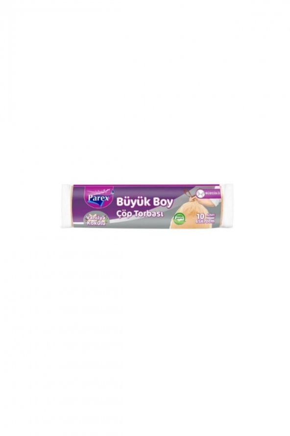 Parex Ekonomik Büzgülü Vanilya Kokulu Çöp Torbası Büyük