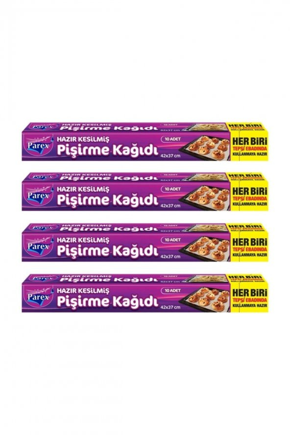 Parex 4 Adet Hazır Kesilmiş Pişirme Kağıdı ürün görseli
