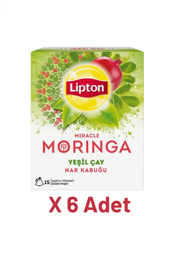 Moringa Bardak Poşet Bitki Ve Meyve Çayı 15li X 6 Adet