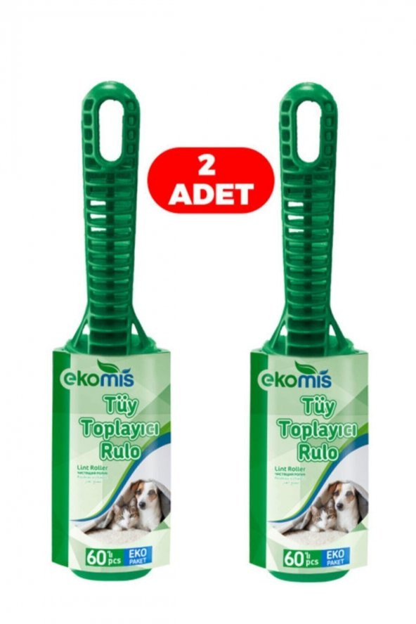 Ekomis Tüy Toplayıcı Rulo 60 Yapraklı X 2 Adet 1312950-2 - 2