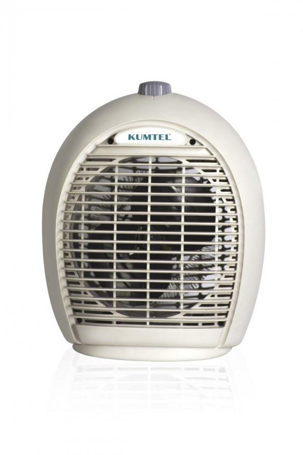 KUMTEL Lx6331 Fanlı Isıtıcı, 3 Kademeli, Bej, 2000 W