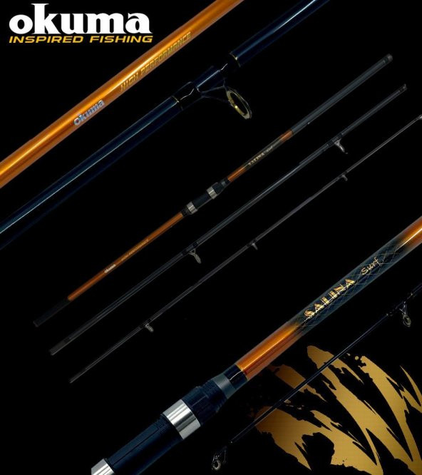 Okuma Salina Surf 14 420 Cm 3 Parça Surf Kamışı - 3