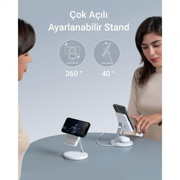 Anker 633 Magnetic Wireless Şarj - B25A7321 - 2