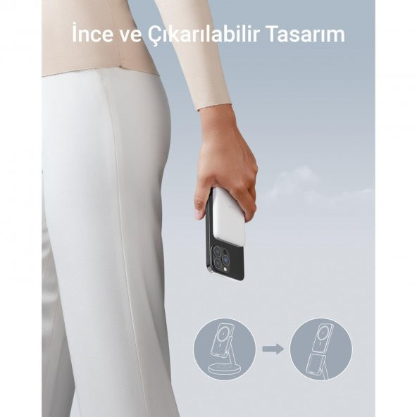 Anker 633 Magnetic Wireless Şarj - B25A7321 - 4
