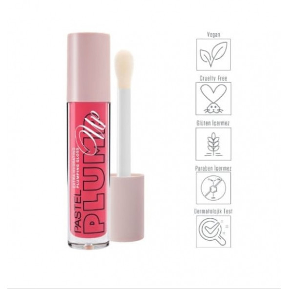 Pastel Profashion Plump Up Extra Hydrating Plumping Gloss 204 - Resim 2