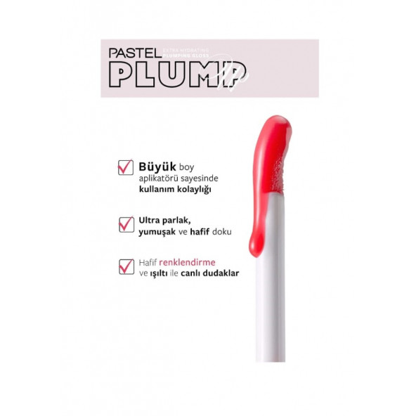 Pastel Profashion Plump Up Extra Hydrating Plumping Gloss 204 - Resim 5
