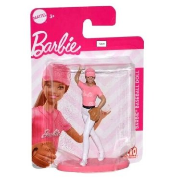 Barbie Mini Figürler - Baseball Doll