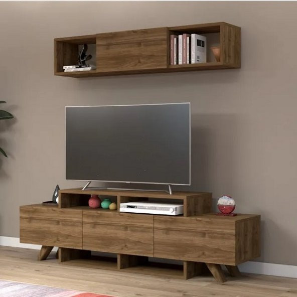 BMdekor TV Ünitesi Arzu Ceviz 150 cm - 3