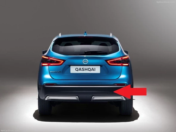 Nissan Qashqai 2018-2021 Arka Tampon Çeki Demir Kapağı 85071HV22A - 2