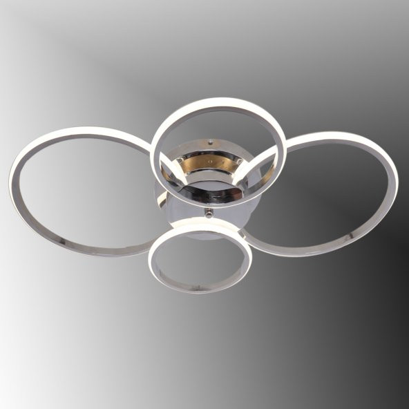TT035-4-KR TT Aydınlatma Drone Modeli Krom Kaplama 4 lü Led Avize