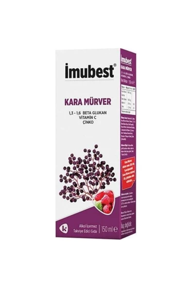 İmubest Sambucus Nigra, Beta Glukan, Vitamin C & Çinko Şurup 150 ml