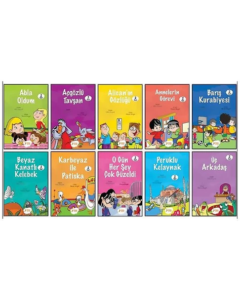 2. Sınıflar İçin Öykülerle Erdemler Seti 10 Kitap - Resim 2